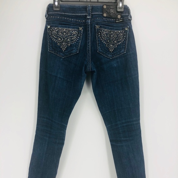 ✨Miss Me Bling Embellished Pockets Skinny Jeans - Picture 3 of 13